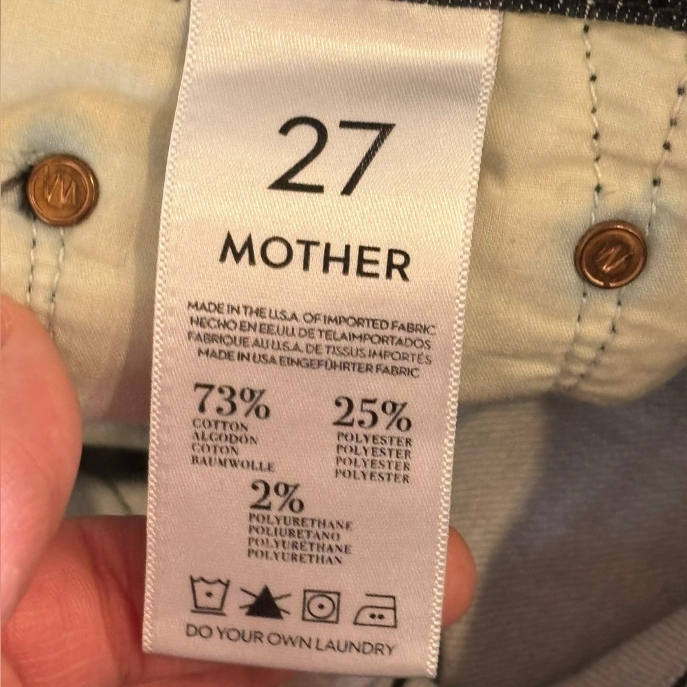Mother Women's The Looker in He Kissed Me Between the Gardenias & Daisies Sz 27 - Picture 8 of 11
